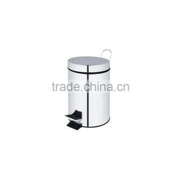 3L Small Silvery Garbage Can photo-2