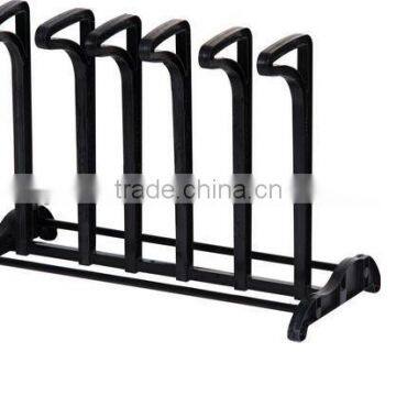 black plastic shoe rack in special style