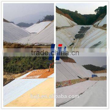Polyester/Polypropylene Short Fiber Non Woven Geotextile Drainage Fabric for Landfill photo-4