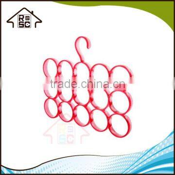NBRSC Shipment in Time Plastic Scarf Hanger 15 Holes Scarf Organizer Belt Hook Silk Tower Rack photo-5