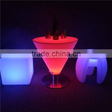 Modern New Beautiful Ring Lighting Plastic LED Cube Chair With Rechargeable Battery photo-6