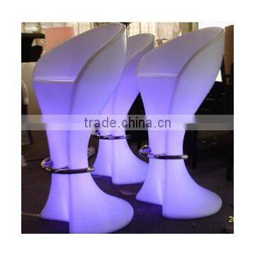 Hot Sale Classic High Quality Waterproof Plastic LED Bar Stool With 16 Colors Change photo-3
