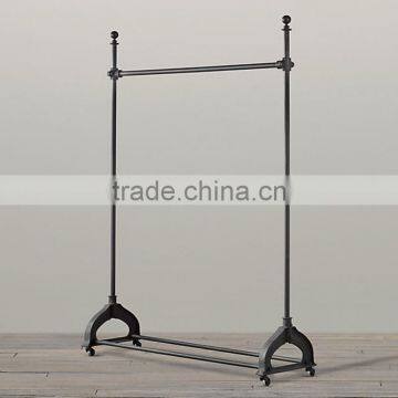Fashion Design Super Mall Clothes Store Hanging Metal Clothes Display Rack photo-2