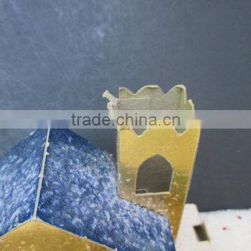 Vintage Putz House Church Christmas Village photo-3