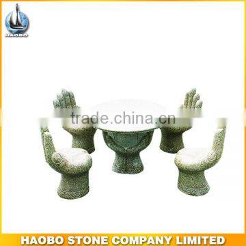 Haobo g603 grey Chinese high quality natural stone table/garden granite table