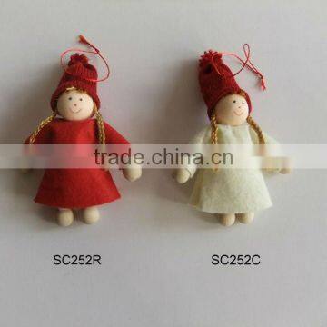 Christmas felt person standing decoration