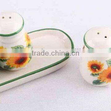 New Design Hot Selling Cruet Set With Napkin Holder Ceramic Set photo-4