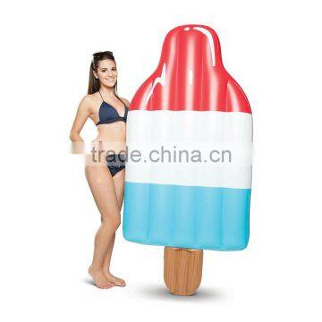 2017 Hot Selling Leasure Giant Ice Cream Inflatable Pool Float Outdoor Swim Ring and Raft Water Game Toys for Kids and Adults