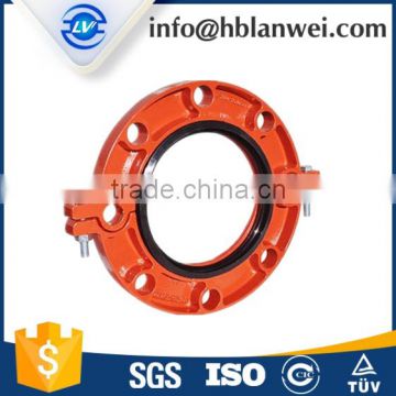 online shopping DN80 Painted Flange Adaptor Nipple Ductile iron grooved Fitting