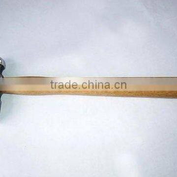 American type ball pein hammer with wooden handle