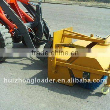 road sweeper for wheel loader