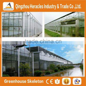 Shan Dong high quality greenhouse equipment - glass panels greenhouse for sale