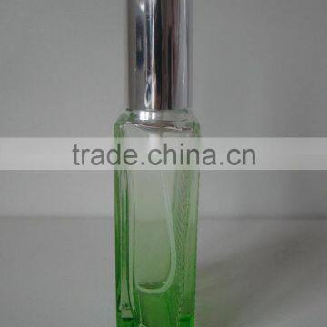 50ml Green Perfume Glass Bottle Aluminum Sprayer Empty Rectangular Glass Bottles photo-4