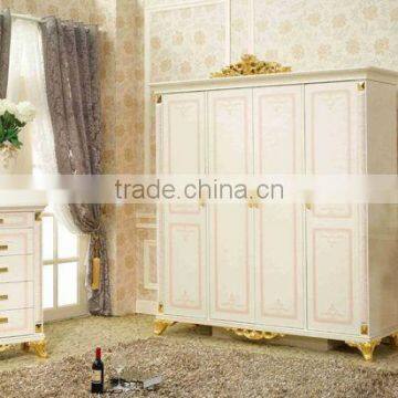 elegant four door wood European new design wood chest