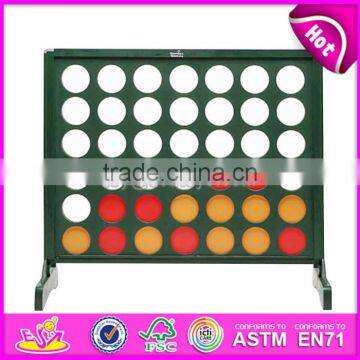 Top fashion outdoor brain training game wooden connect 4 game W01A203-S