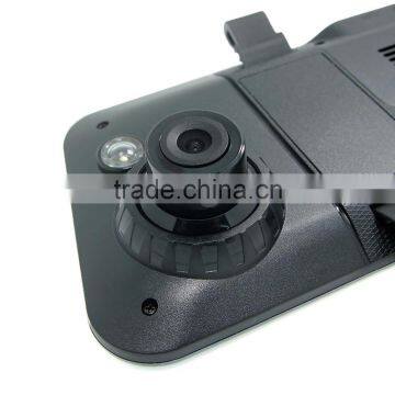 2016 New HD 4.3" Dual Lens Video Recorder Dash Cam Rearview Mirror Car Camera DVR CEG85 photo-4