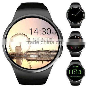 2017 New KW18 Bluetooth Smart Watch Round Dial Talking Watch With Heart Rate Monitor GPS Tracking Watch photo-4