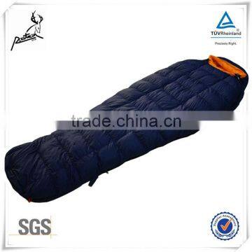 Customised white goose down sleeping bag for outdoor camping