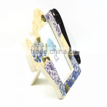 Wood and Glass Aluminium Flower Print Frame Glass Partition Classical Painting Frame photo-2