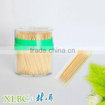 Transparent Soft PP Jar Mint Bamboo Toothpicks photo-5