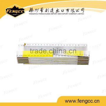 Cheap 2M Advertising Plastic Folding Ruler With Logo Printed for Promotion