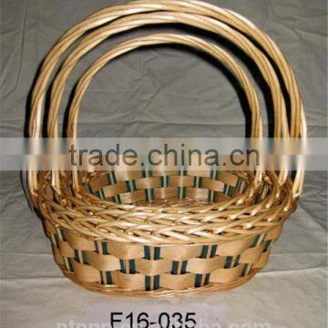 Hand-weaving wicker storage basket wicker baskets