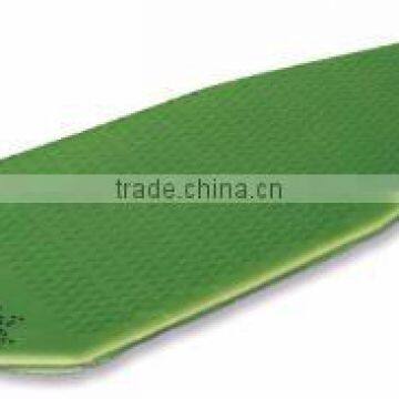 Self inflatable sleeping pad PVC coating