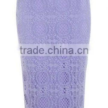 lilac lace womans whole pencil skirts