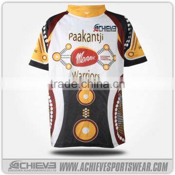 Made in china factory custom sublimated cheap rugby jersey