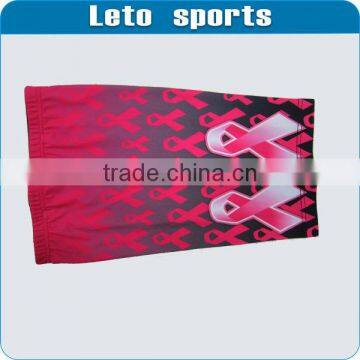 custom sublimation breast cancer arm warmers arm sleeves pink