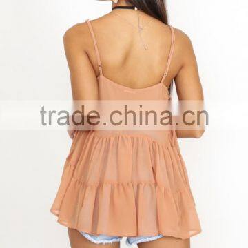 Summer Ruffle Top Designer Blouse Patterns Sleeveless Free Top photo-4