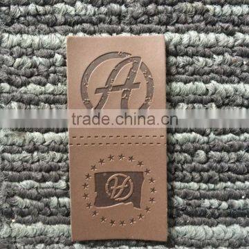 Leather label for clothing,jeans leather label