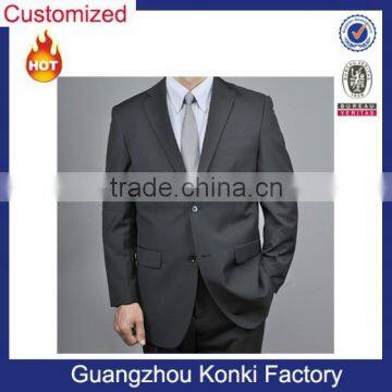 Men's Black 2-button Suit