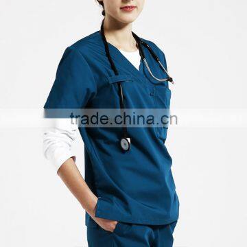 Nurse Uniform Cheap New Medical Uniforms Scrub Top photo-3