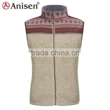 Apparel Manufacturer Printing Custom Knit Fleece Women Vest photo-4