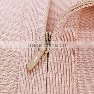 Halter Patchwork 2 Piece Set Knee Length Jacquard High Quality Rayon 2015 New Fashion Bodycon HL Night Wear Slim Bandage Dress photo-6