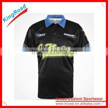 Custom fashion new design mens sublimation t shirts polo