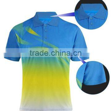 Wholesale Custom Golf Jersey Dri Fit Sublimate 100% Polyester Polo t Shirt for Men photo-3