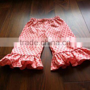 high quality summer girls ruffle pant set children short pant