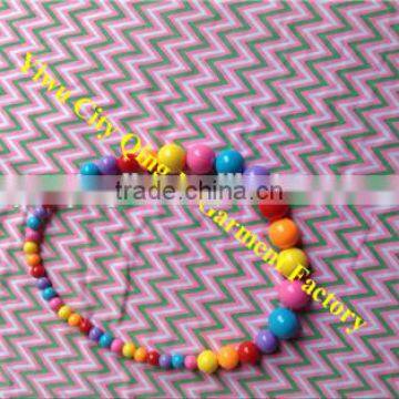Hot Sale Baby Pendant Bubblegum Necklace Plastic Toddler Girls 18inch Bead Necklace
