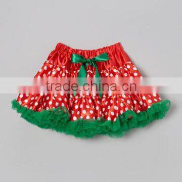 Red Pettiskirt TuTu Dress For Girls Christmas Puffy Tulle Skirts photo-2