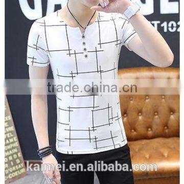 2017 OEM Anti-Wrinkle Unique Design Amazing Quality Hot-selling Best Choice Short Sleeve Casual Printed T-shirt Maufacture photo-2