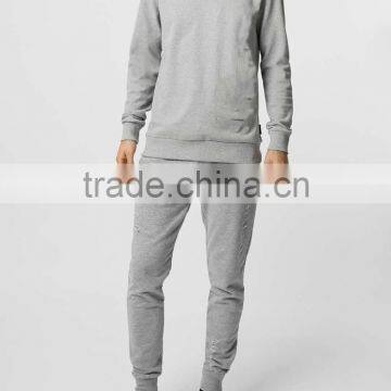 Custom Slim Fit Tracksuit Plain Cotton Tracksuit photo-3