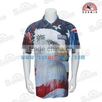 Full Dye Sublimation Fishing Jersey Quality Short Sleeve Fishing Shirt photo-4