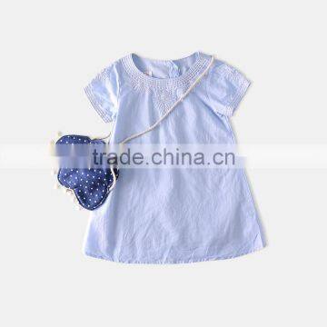 Wholesale 2017 China Supplier Girls Children Plain Dresses Of Kid Clothes photo-3