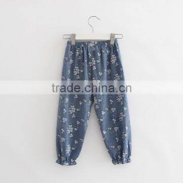 Wholesale Summer Loose Style Floral Girl Leggings High Quality Kids Legging Pants photo-5