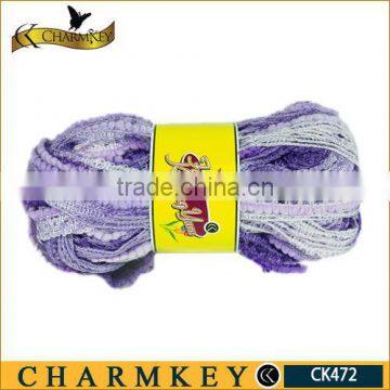 2014 new fancy metallic yarn for knitting hand acrylic knitting yarn on sale