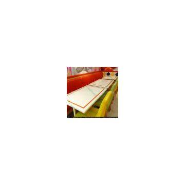 fast food shop artificial marble dining table 1200*600mm