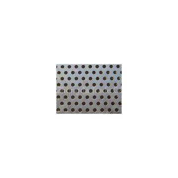 Round Plain Stainless Steel Perforated Sheet 60 Degree Staggered