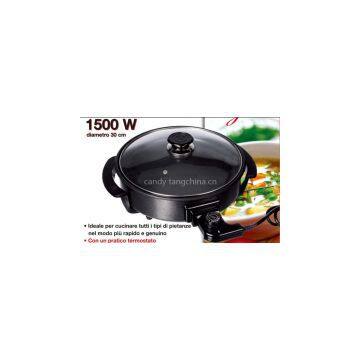 1500W Hot Sale Multifunction Round Electric Pizza Pan 32cm*4cm photo-3